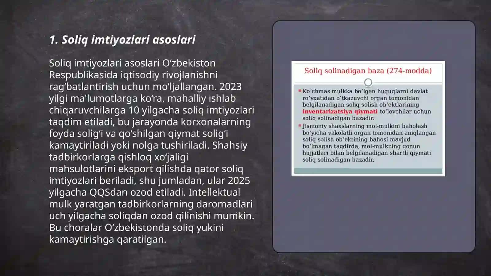 Jismoniy shaxslardan olinadigan daromad soligʻi boʻyicha taqdim etilgan soliq imtiyozlari 3