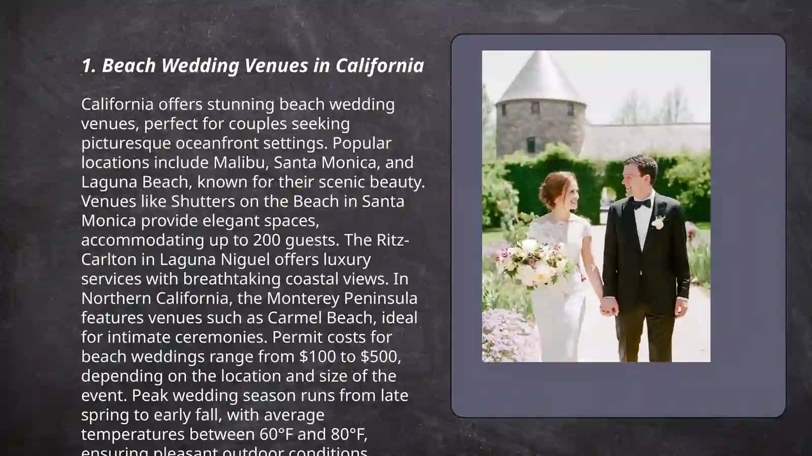 California weddings 3