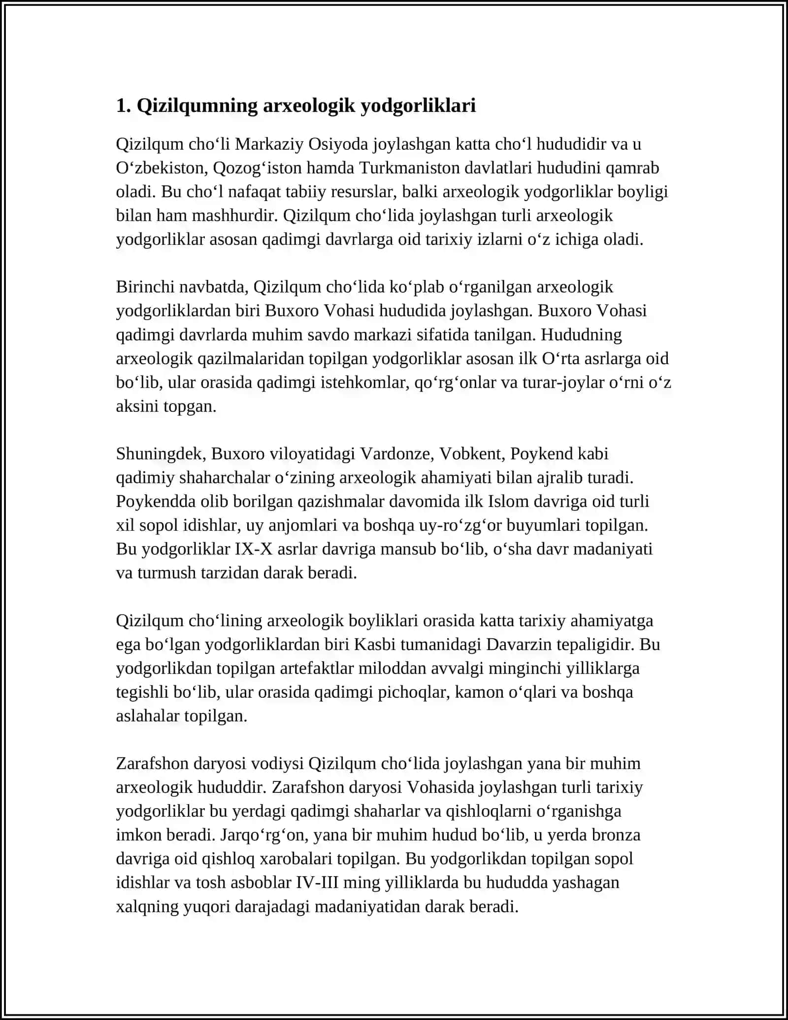 NAVOIY VILOYATIDAGI ARXEOLOGIYA YODGORLIKLARI 3
