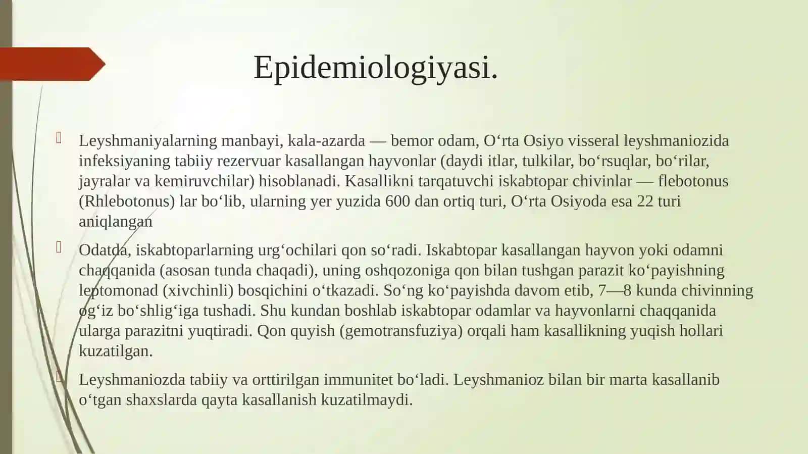 VISSERAL LEYSHMANIOZ 3