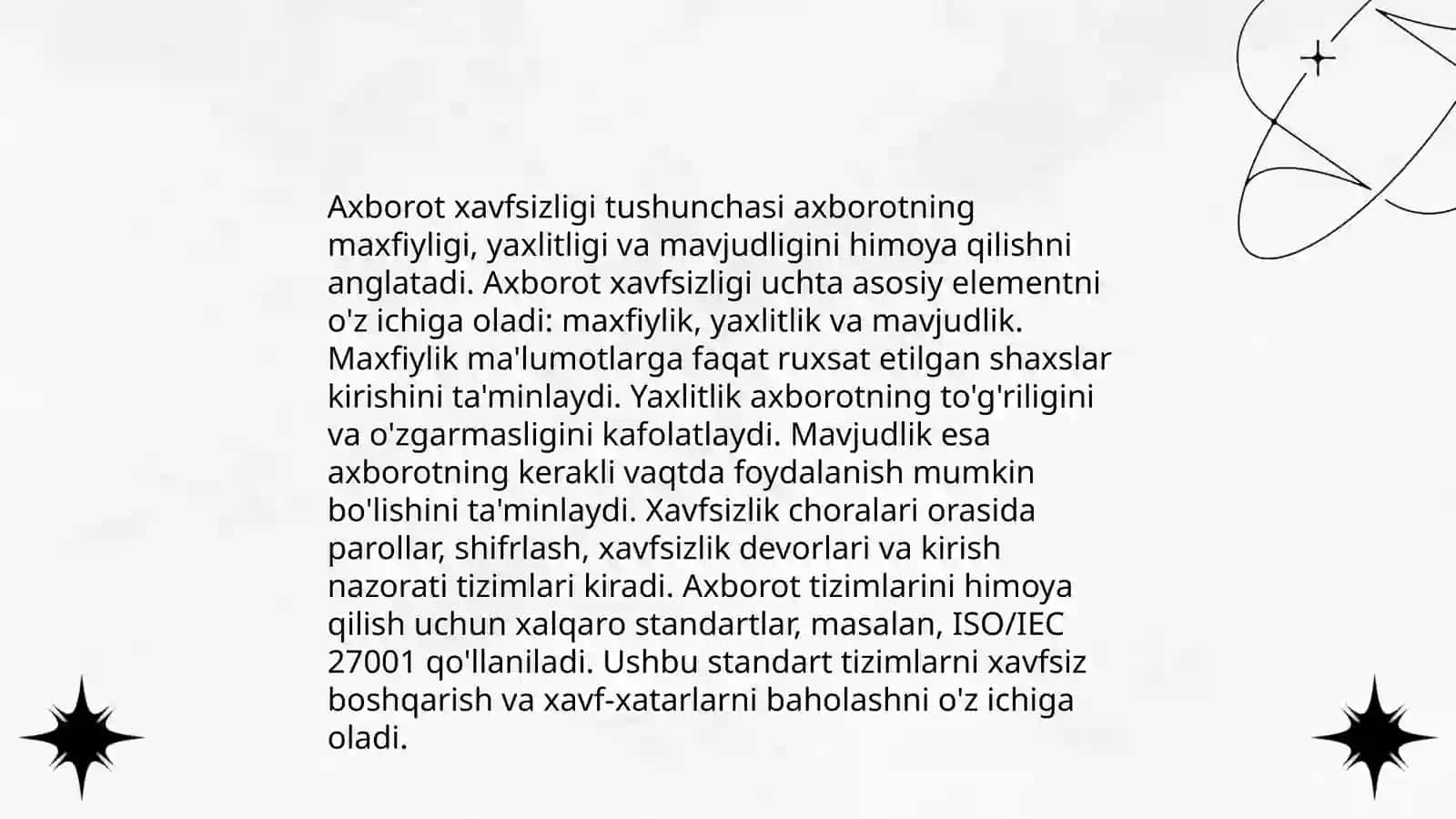 Axborot xavfsizligi 3