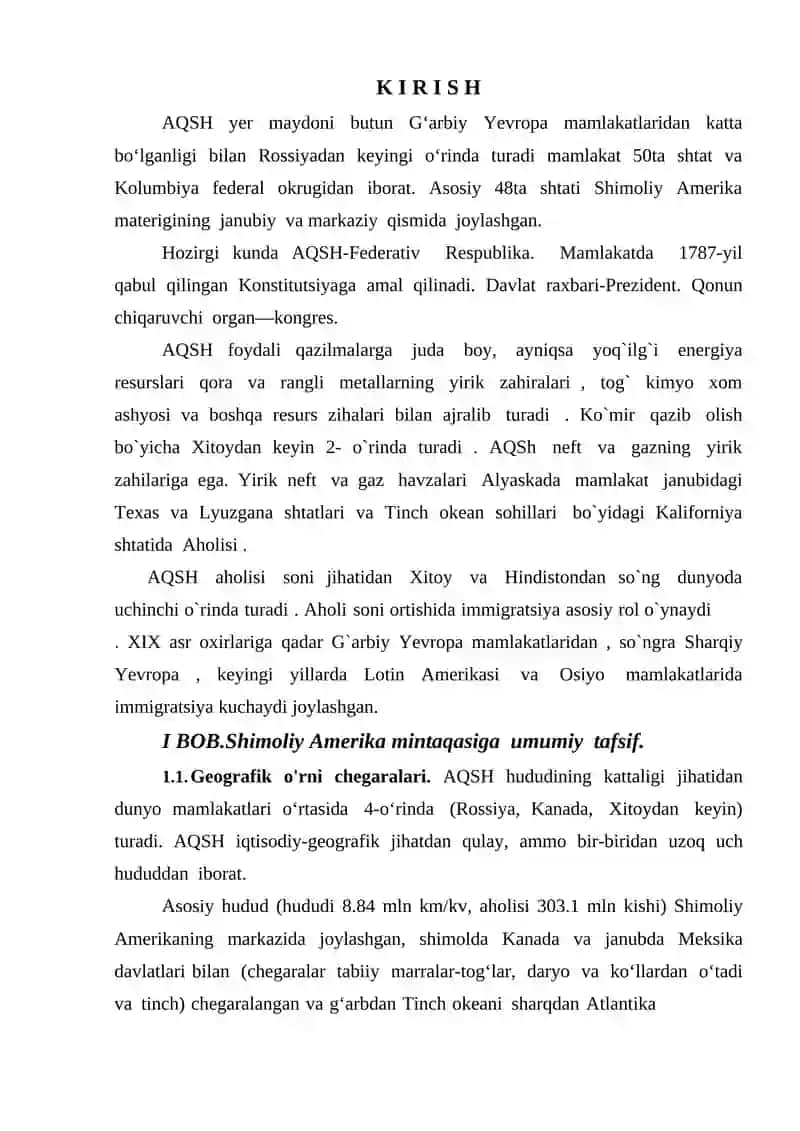 MARKAZIY AMERIKA MAMLAKATLARI XO'JALIGI 3