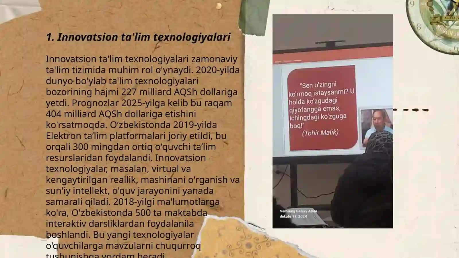 Ta'lim - tarbiya jarayonini innovatsion tashkil etish 3