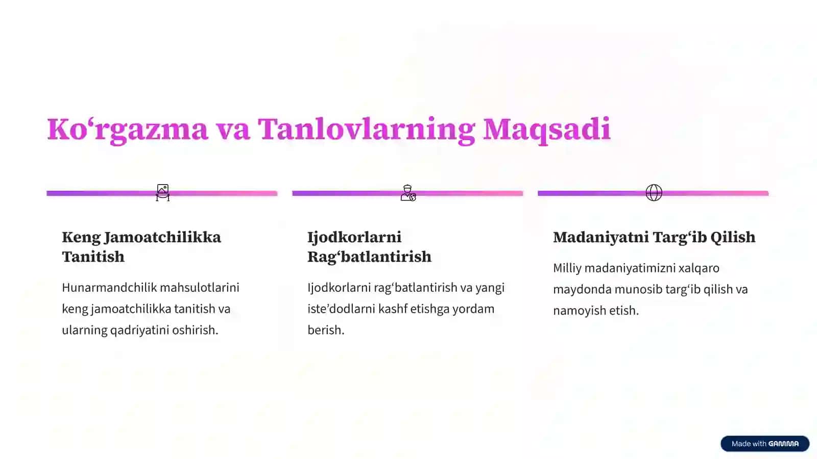 Xalq Hunarmandchiligi Ko‘rgazma va Tanlovlarini Tashkil Qilish Qoidalari 3