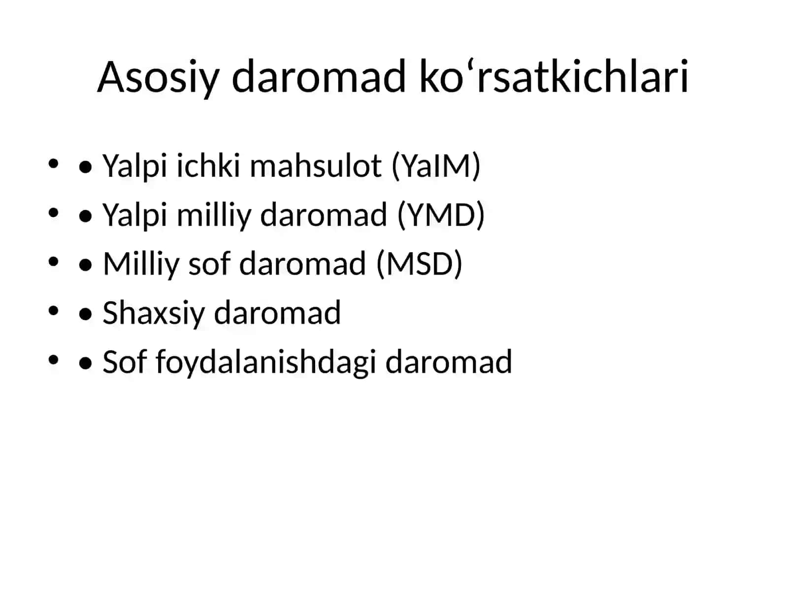 MHTdagi boshqa daromad ko‘rsatkichlari 3