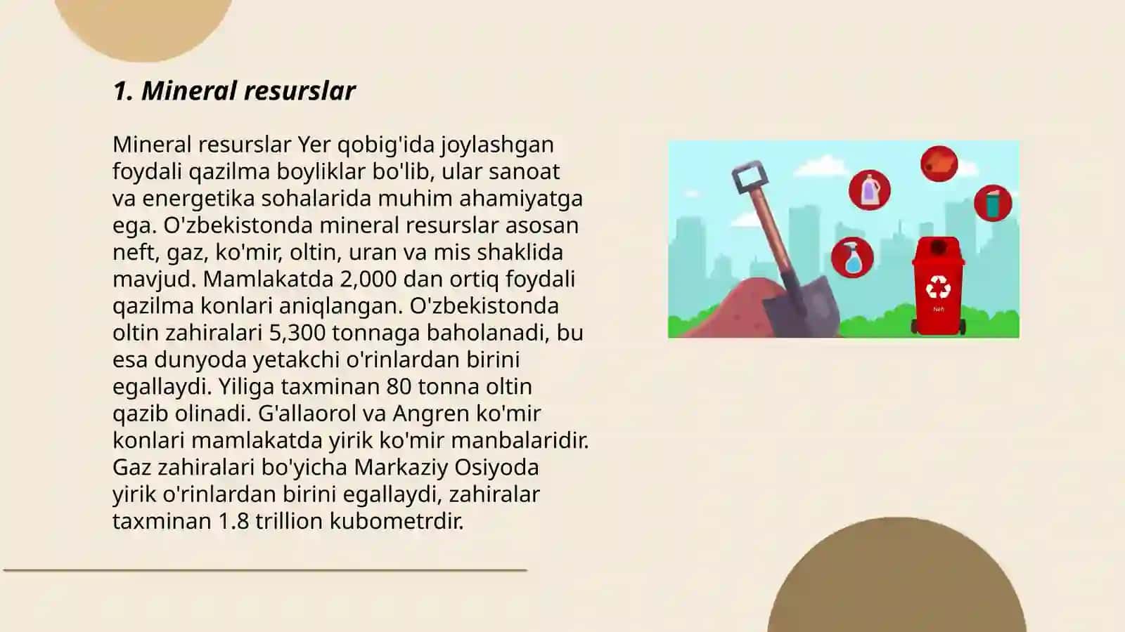 Mineral resurslar 3