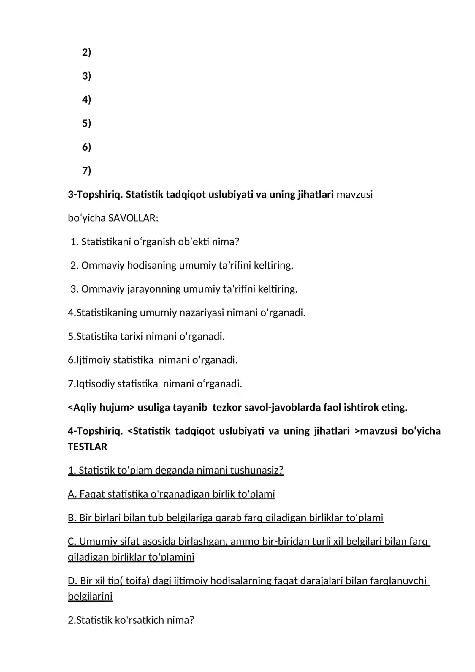 Raqamli iqtisodiyot sharoitida statistikaning tutgan o‘rni 3