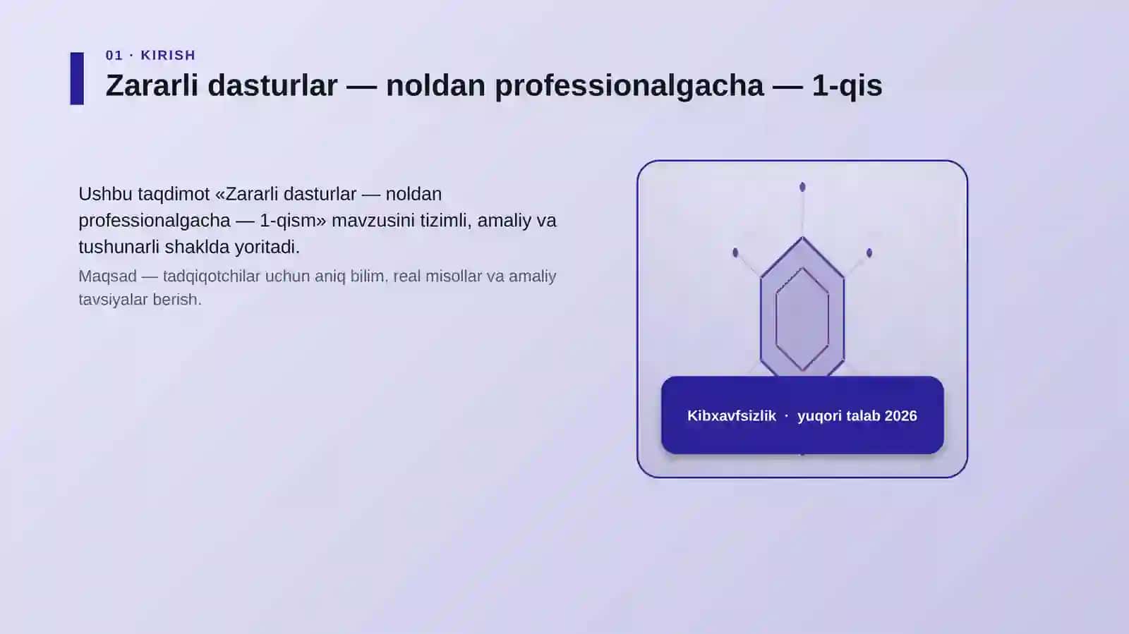 Zararli dasturlar — noldan professionalgacha — 1-qism 3