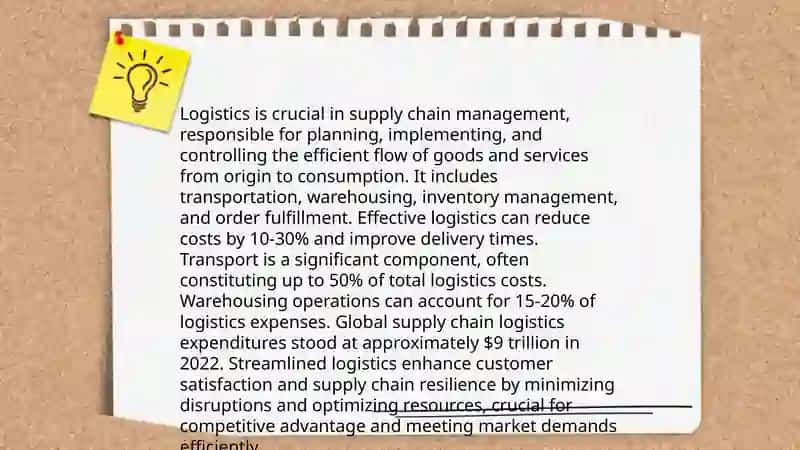 Logistics and Distribution 3