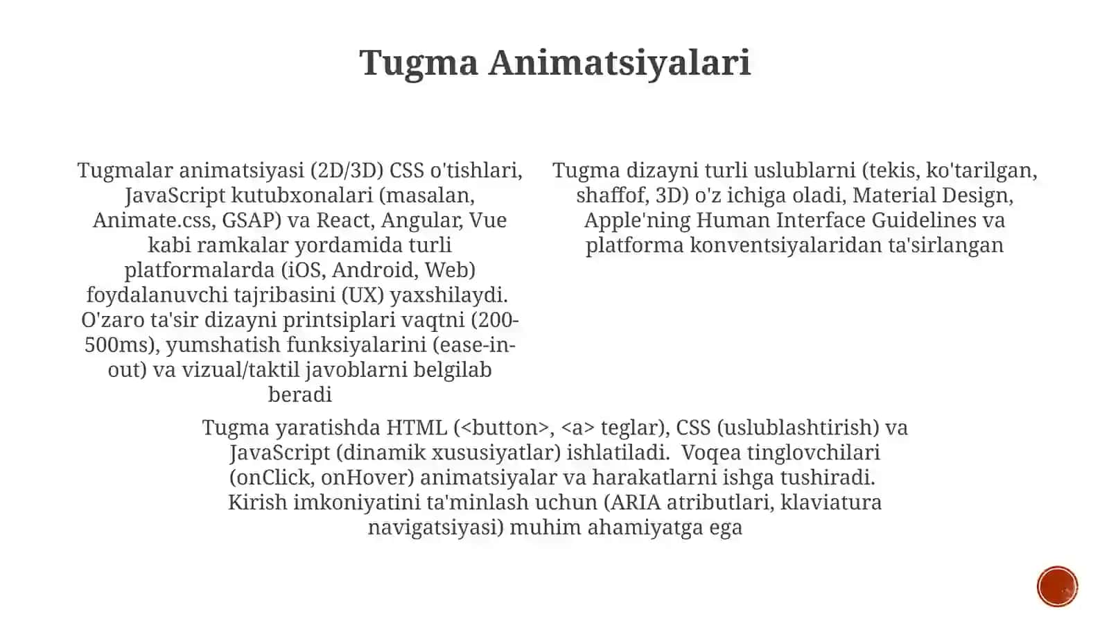 Tugma Animatsiyalari 3