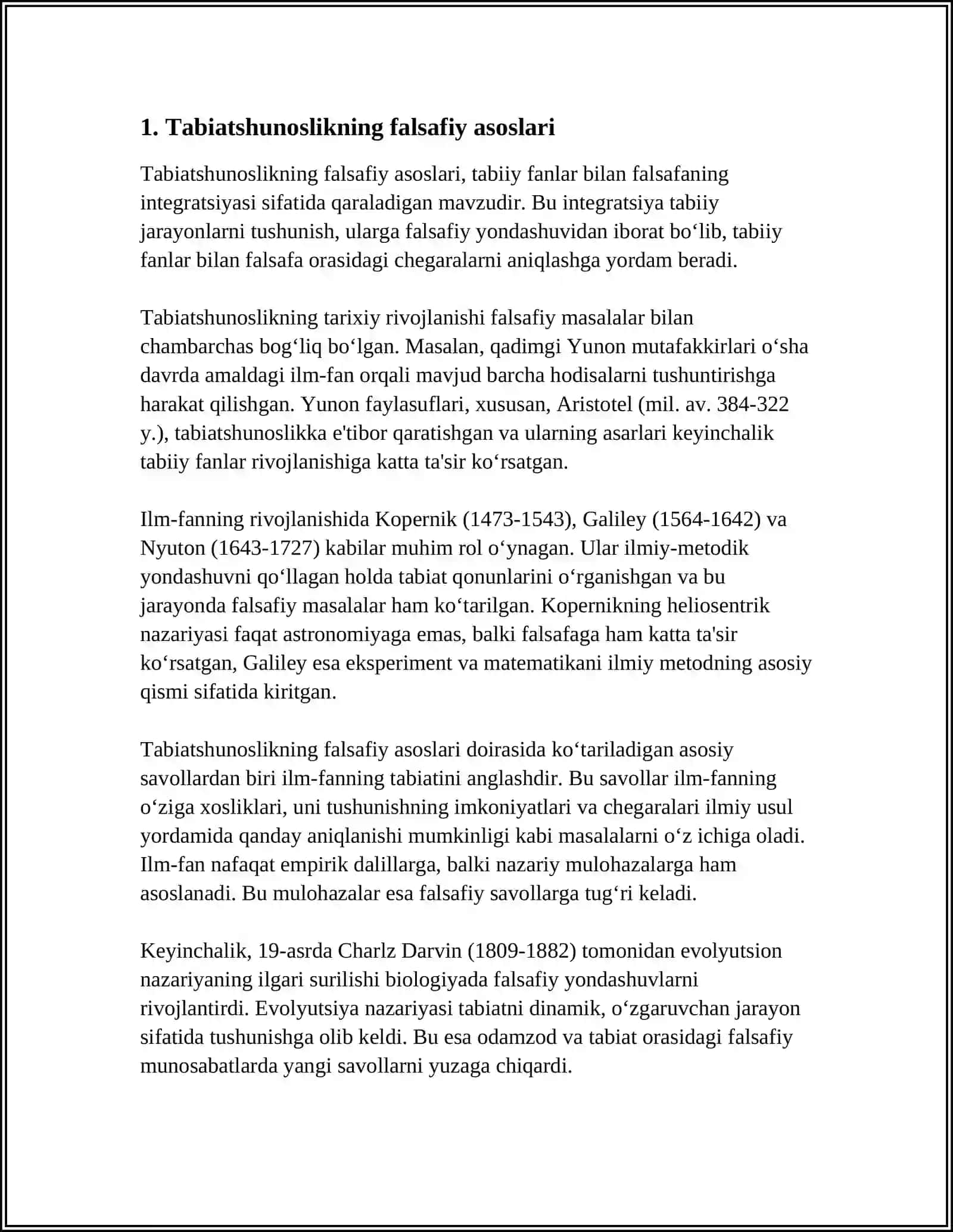 TABIATSHUNOSLIKNING FALSAFIY KONTSEPTSIYALARI 3