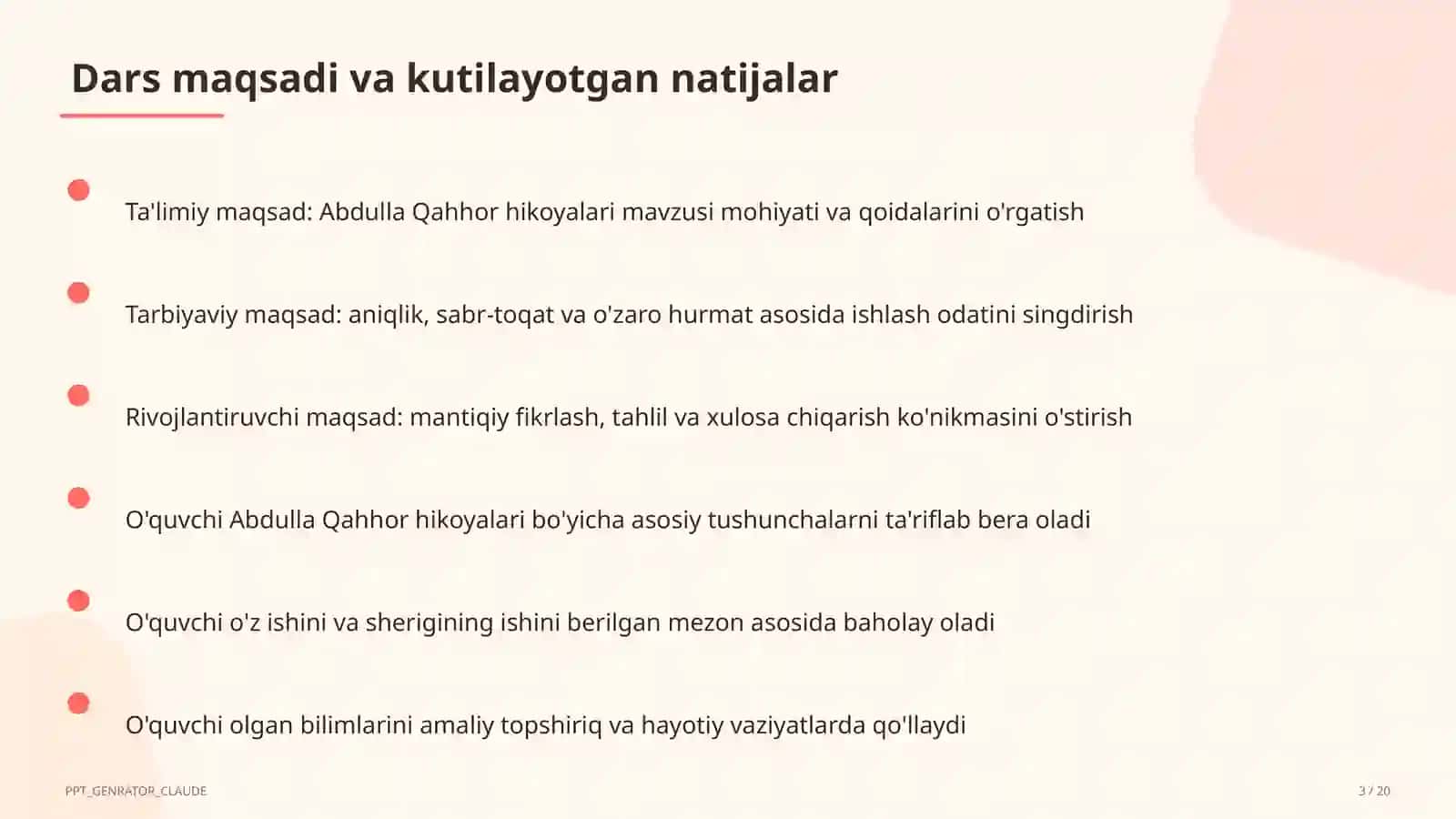 Abdulla Qahhor hikoyalari (8-sinf) 3
