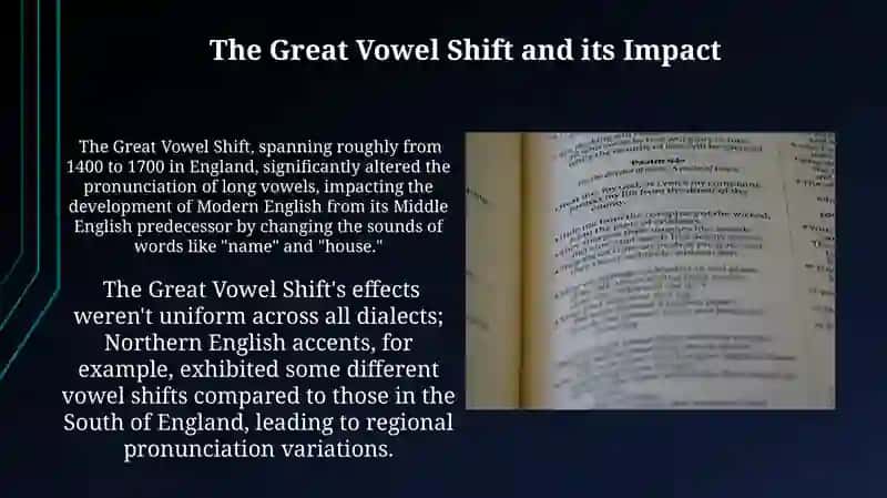 The Great Vowel Shift and its Impact 3