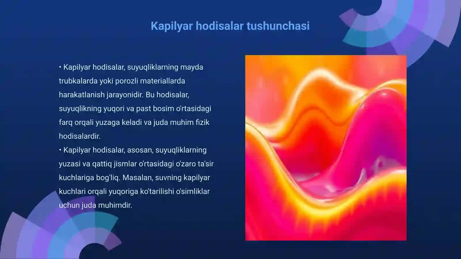 Kapilyar hodisalar 3