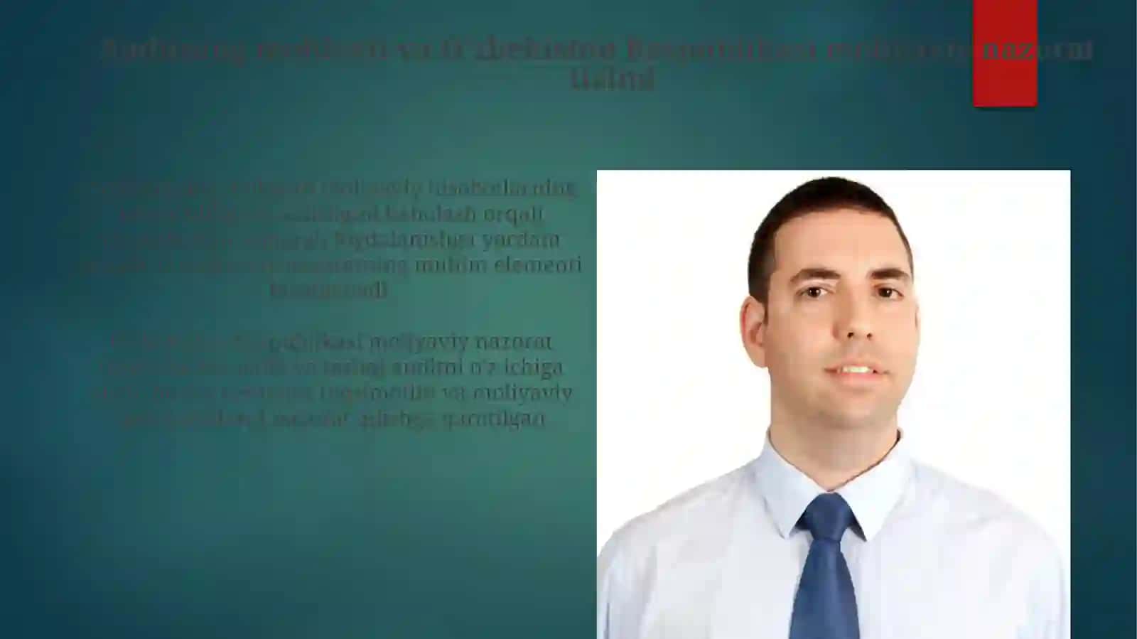 O'zbekiston Respublikasi moliyaviy nazorat tizimida auditning o'rni 3