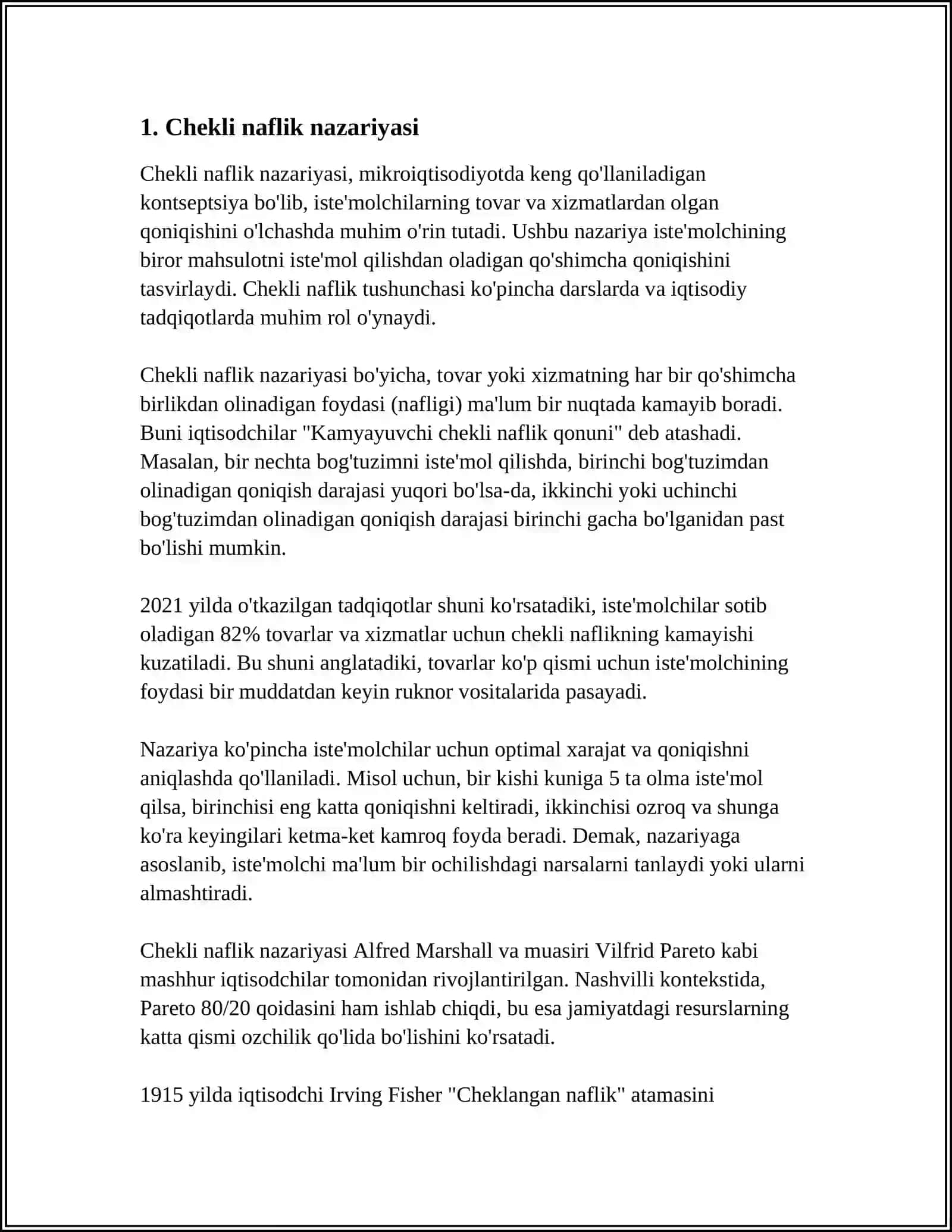 CHEKLI NAFLIK KAMAYISH QONUNI 3