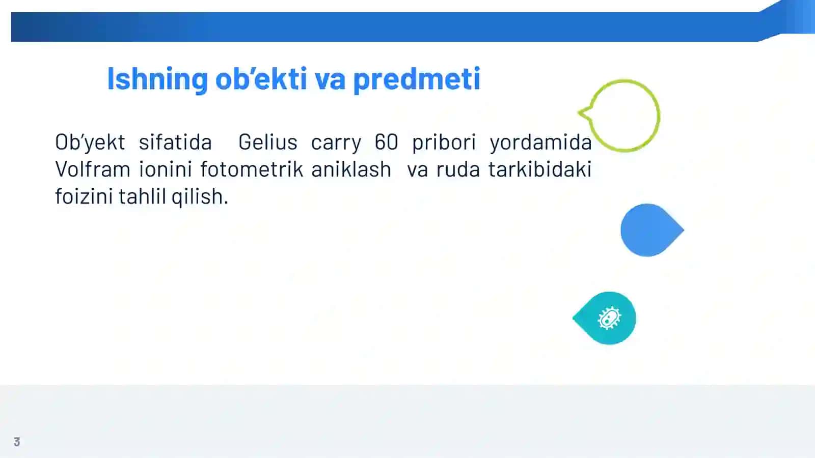 Muruntau kon rudasi tarkibidagi og'ir metallar tahlili 3