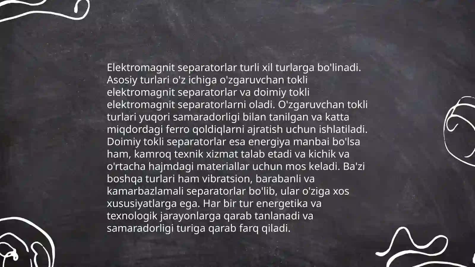 Elektromagnit separatorlar 3