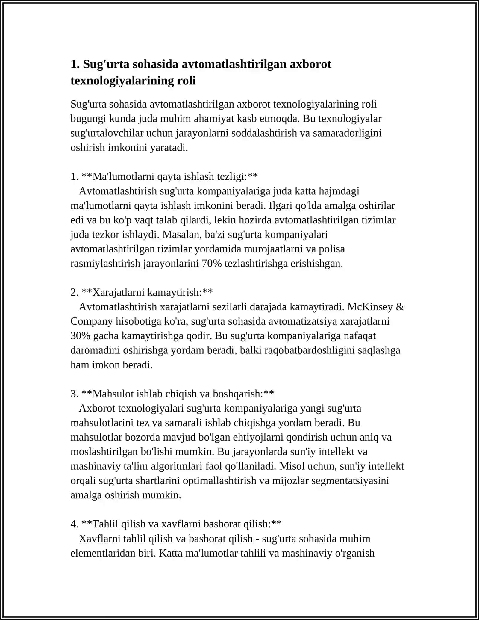 AVTOMATLASHTIRILGAN AXBOROT TEXNOLOGIYA VA TIZIMLARI 3