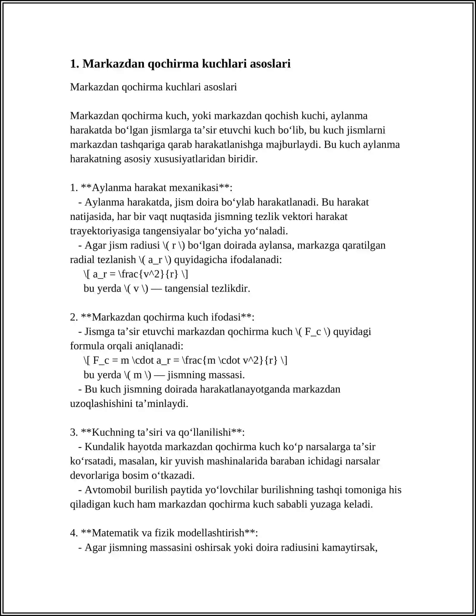 MARKAZDAN QOCHIRMA SARALAGICHLARDA BOYITISH 3