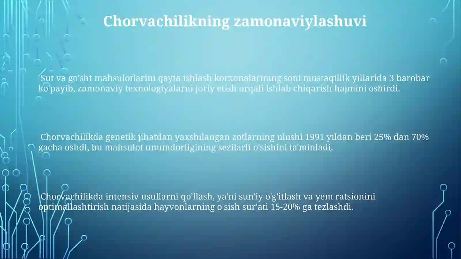 Mustaqillik Yillarida Qishloq va Sanoatning Integratsiyasi 3