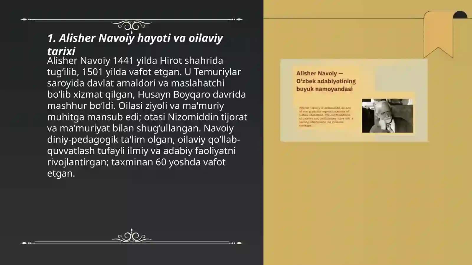 Alisher Navoiyning hayoti va ijodi 3