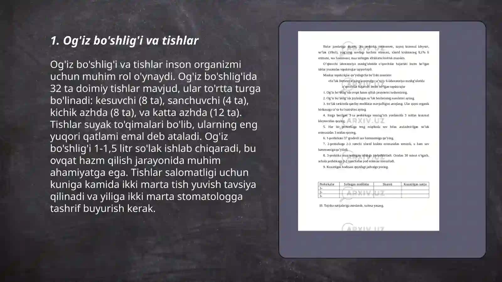 Ovqat hazm qilish sistemasi 3