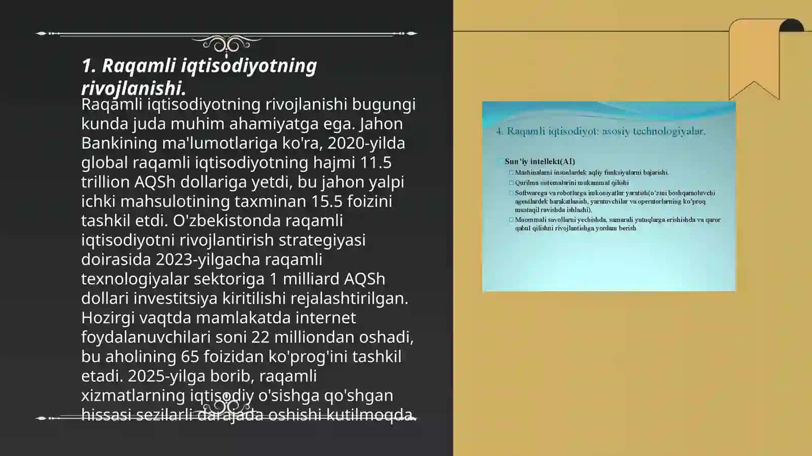 Iqtisodiyotda axborot va komunikatsiyalar texnologiyasi 3