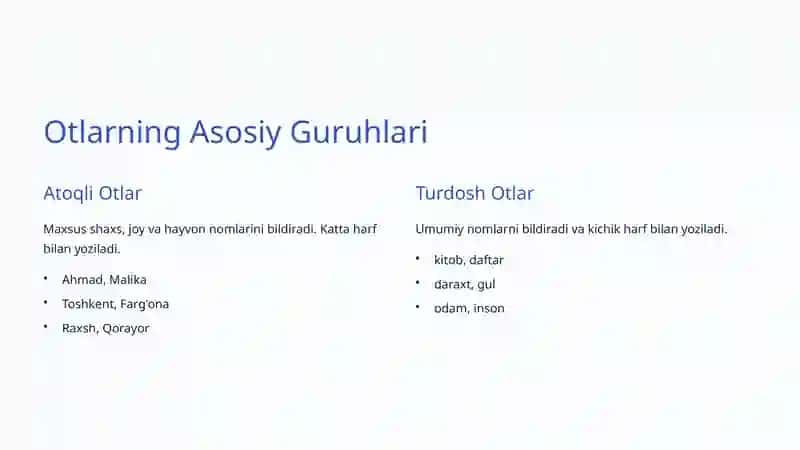 Otlarning Ma'no Turlari 3