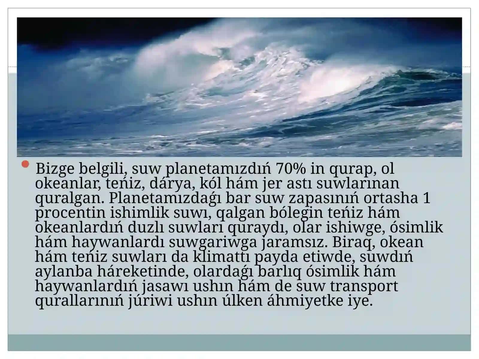Suw resursların únemlew hám qayta paydalanıw usılları 3