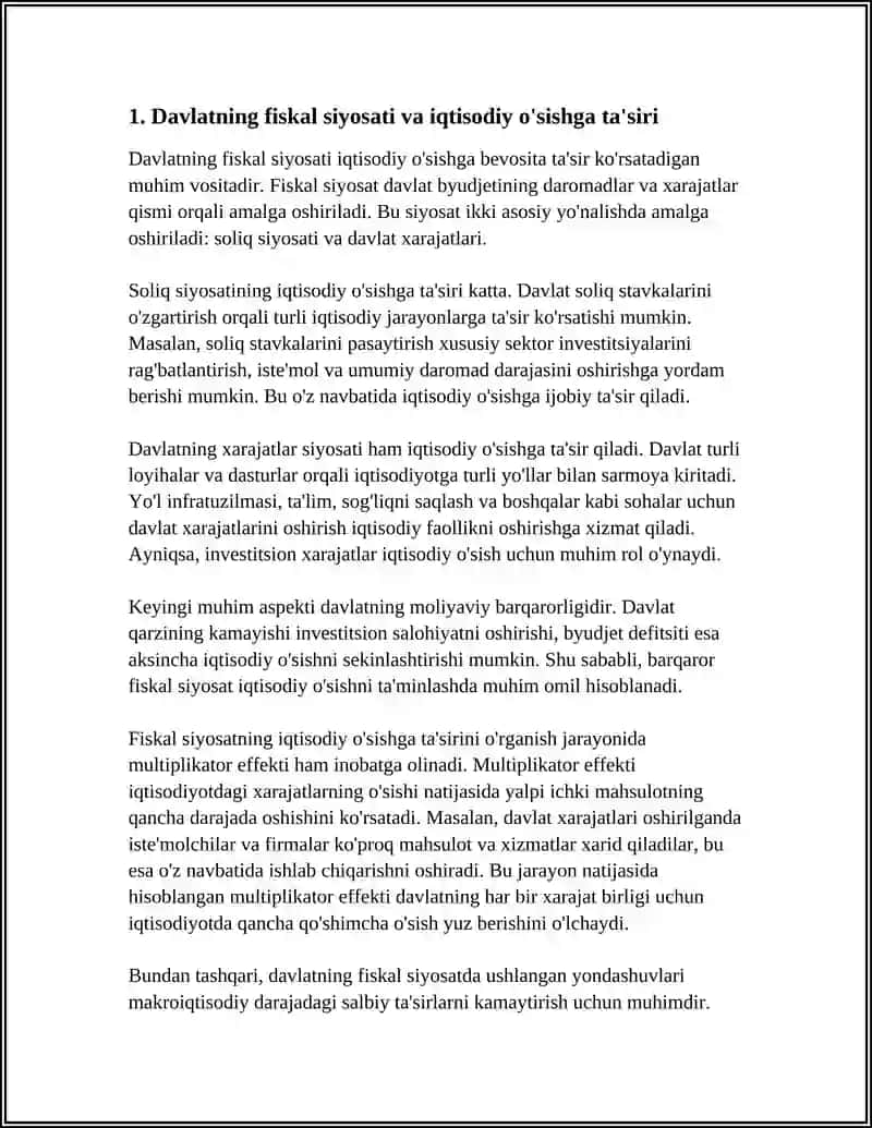 IQTISODIY USISH DAVLATNING FIKSAL SIYOSATI 3