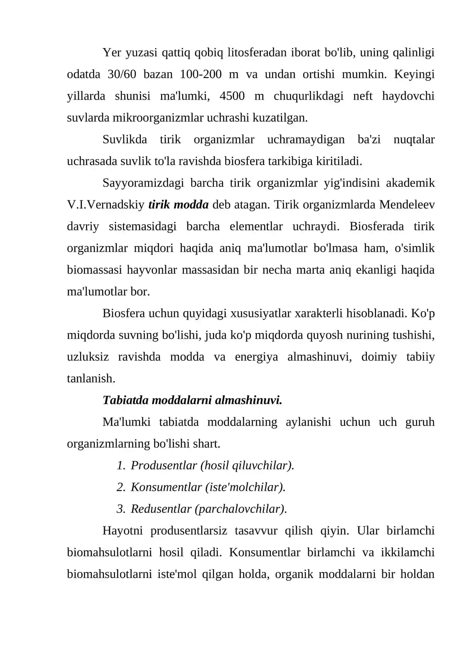 Bioekologik muammo va ularni kamayishni amalga oshirish 3