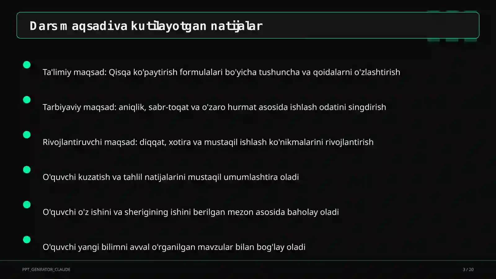 Qisqa ko'paytirish formulalari (7-sinf) 3