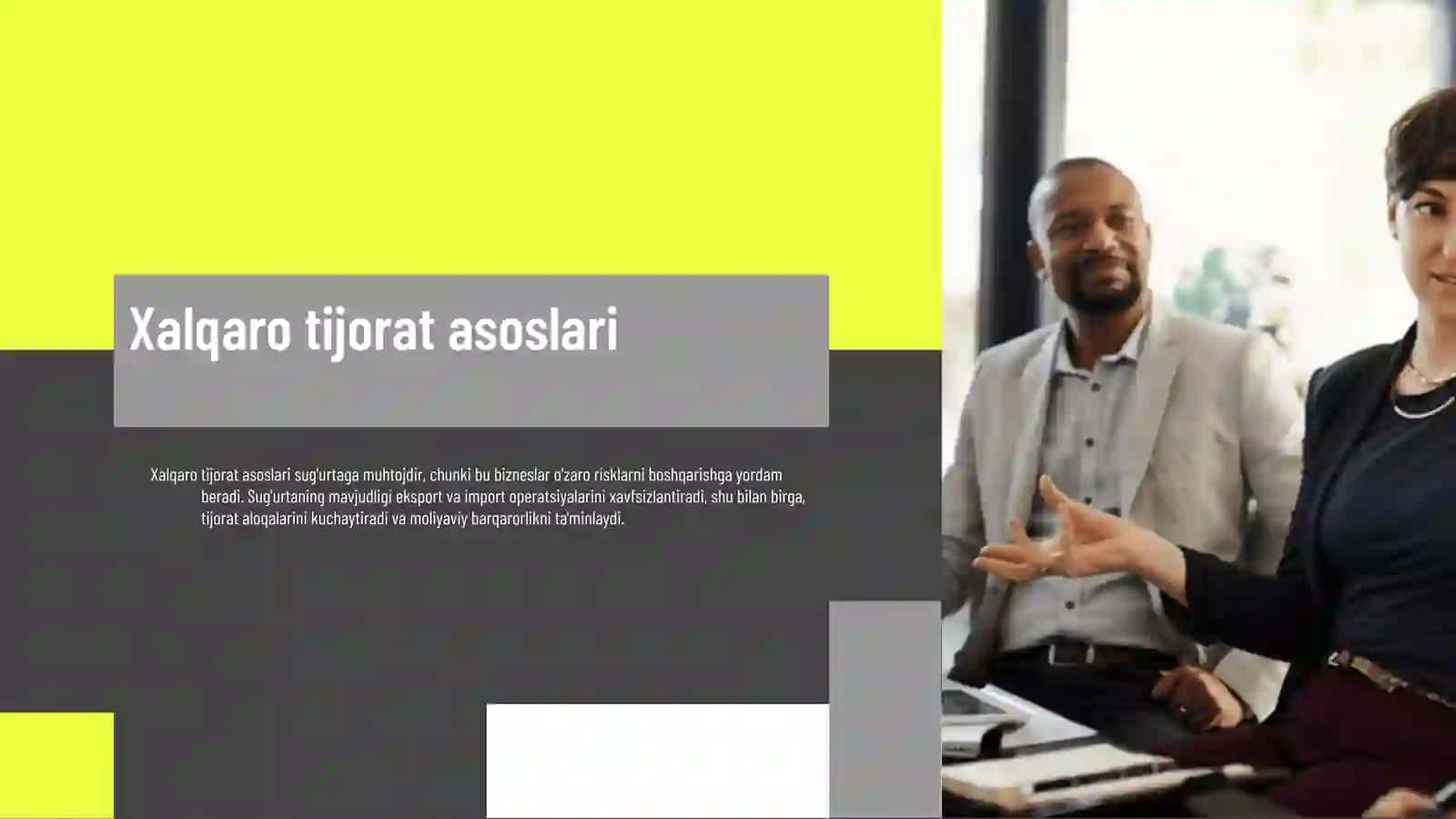 Xalqaro tijorat asoslari 3
