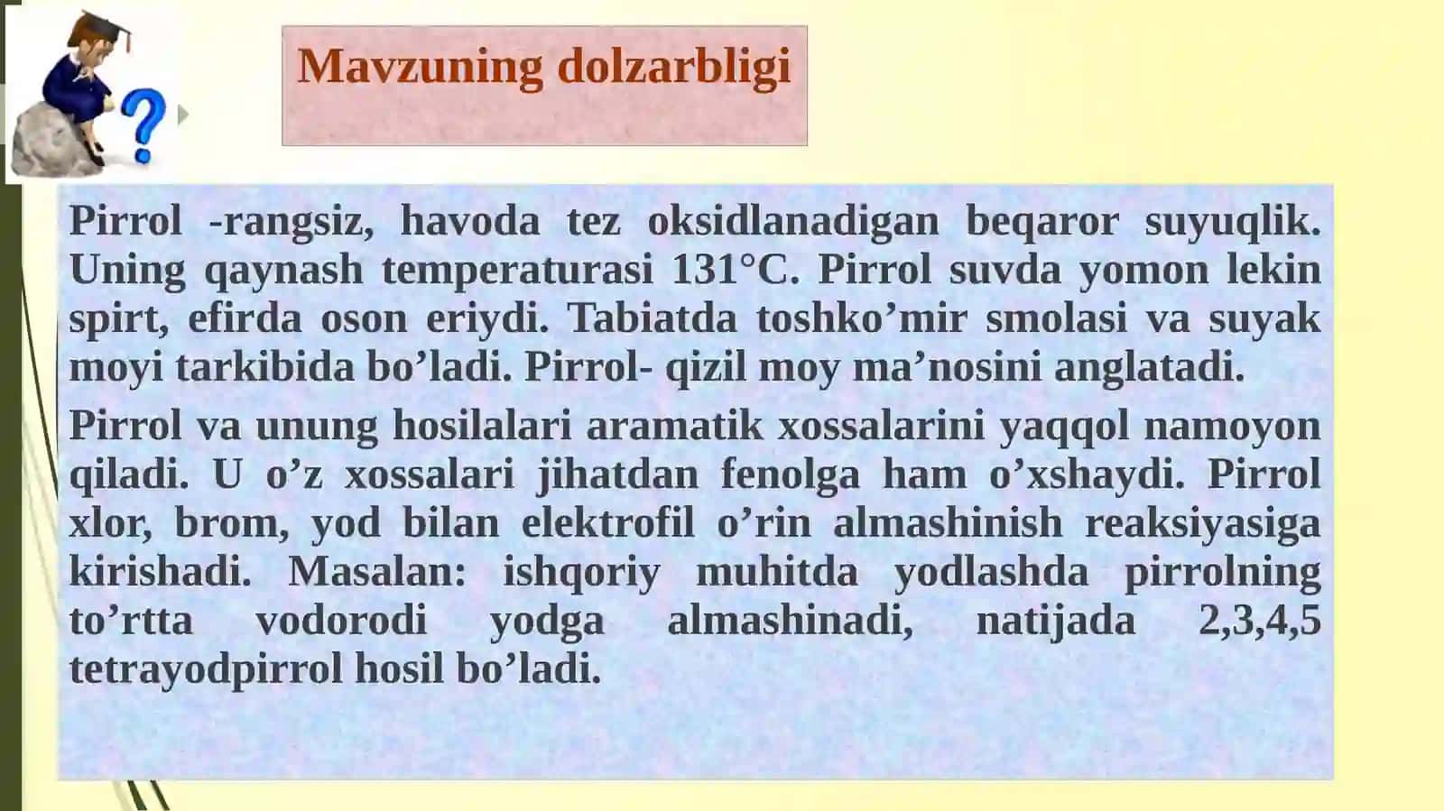Pirrol va pirolizidin qator dori moddalari 3