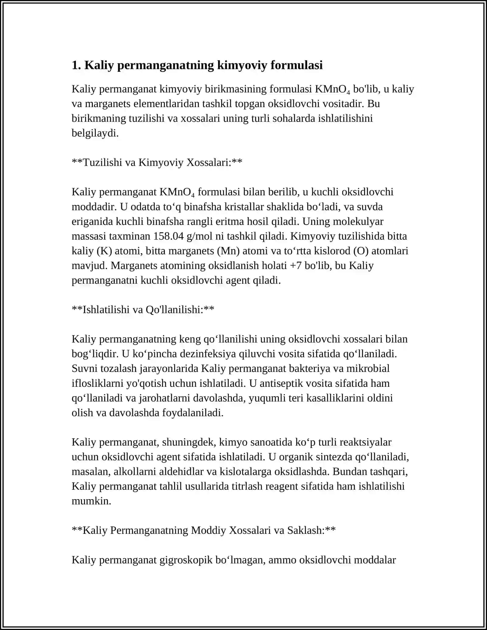 KALIY PERMANGANAT 3