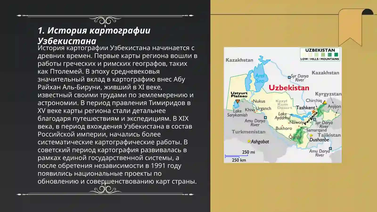 История картографии Узбекистана 3