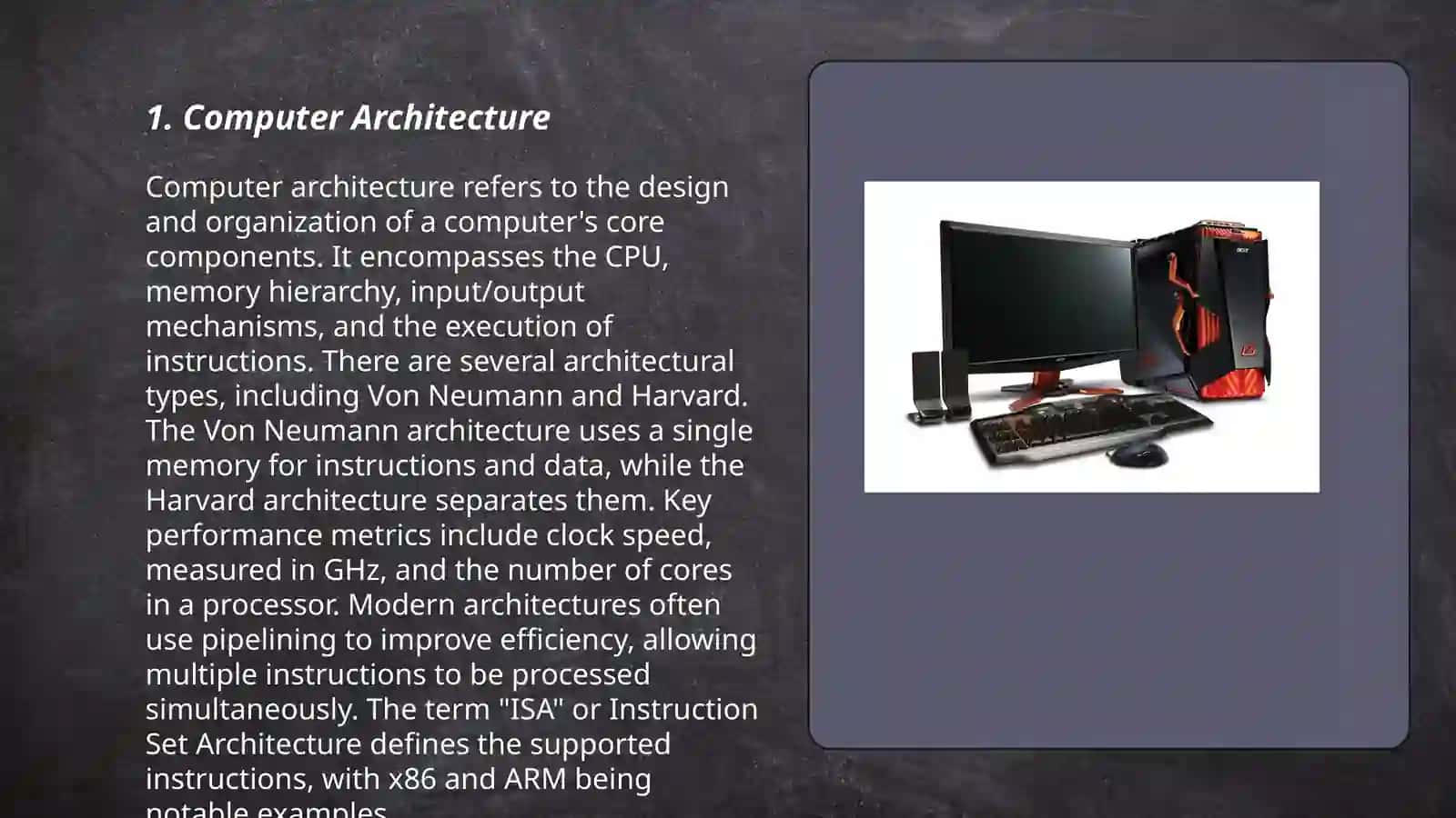 Computer Architecture 3