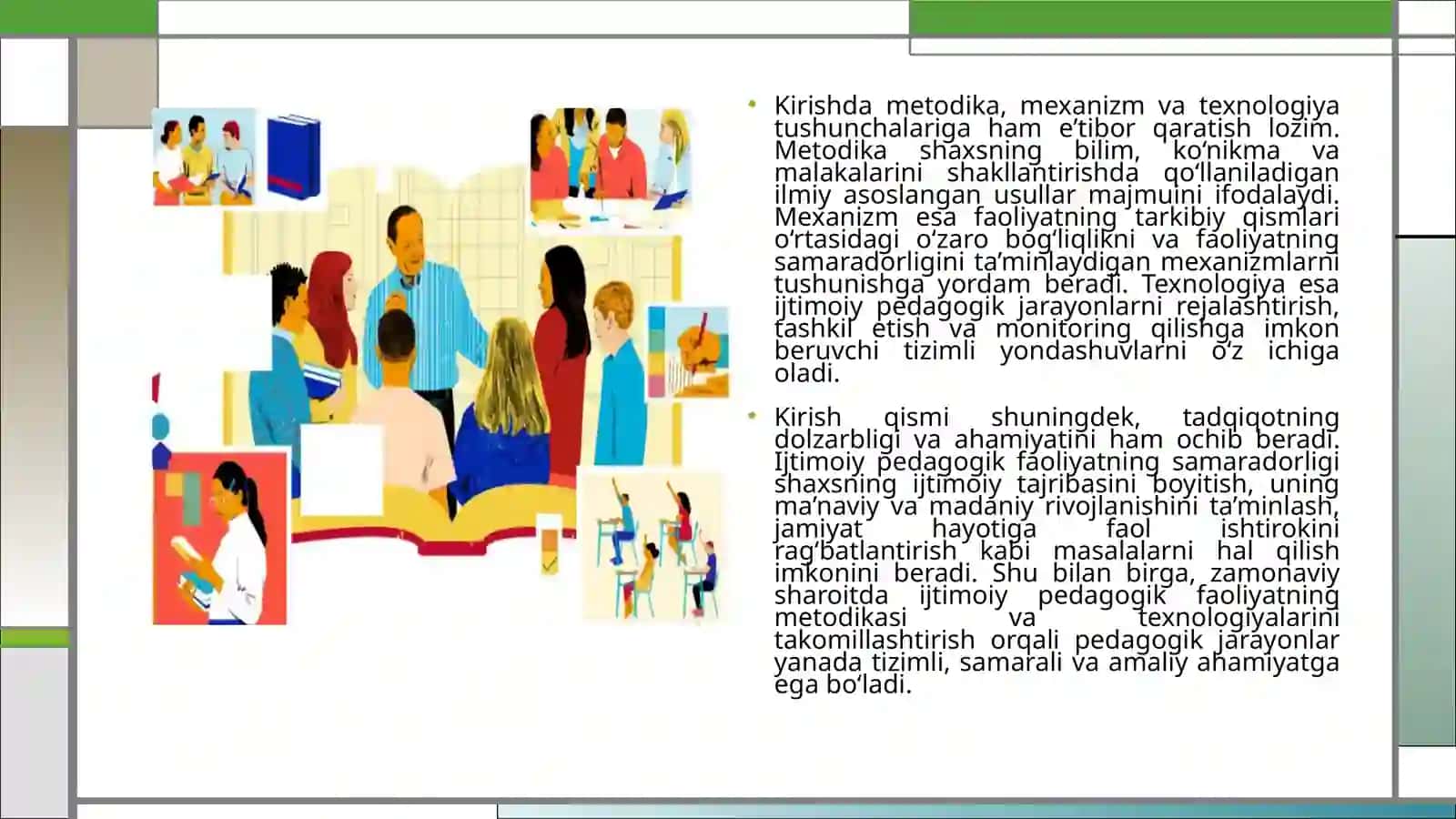 Ijtimoiypedagogik faoliyat metodikasi, mexanizmlari va texnologiyasi 3