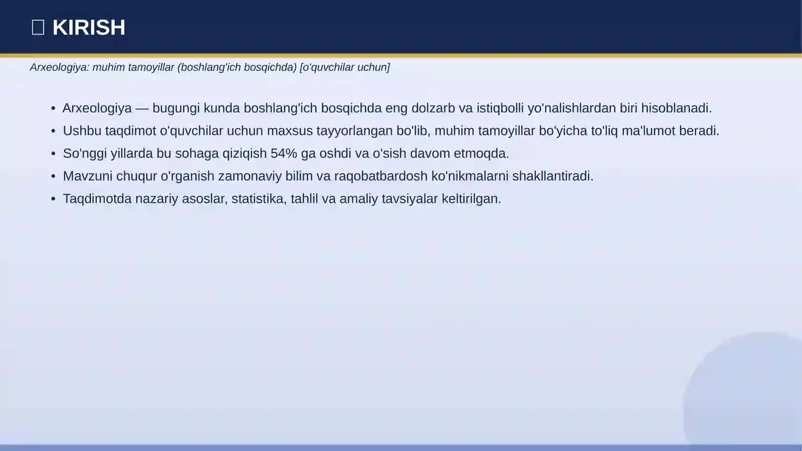 ARXEOLOGIYA 3