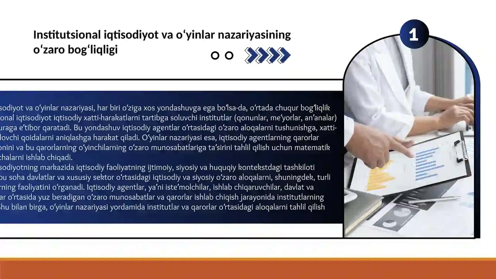 Institutsional iqtisodiyot O'yinlar nazariyasining asosiy tushunchalari 3
