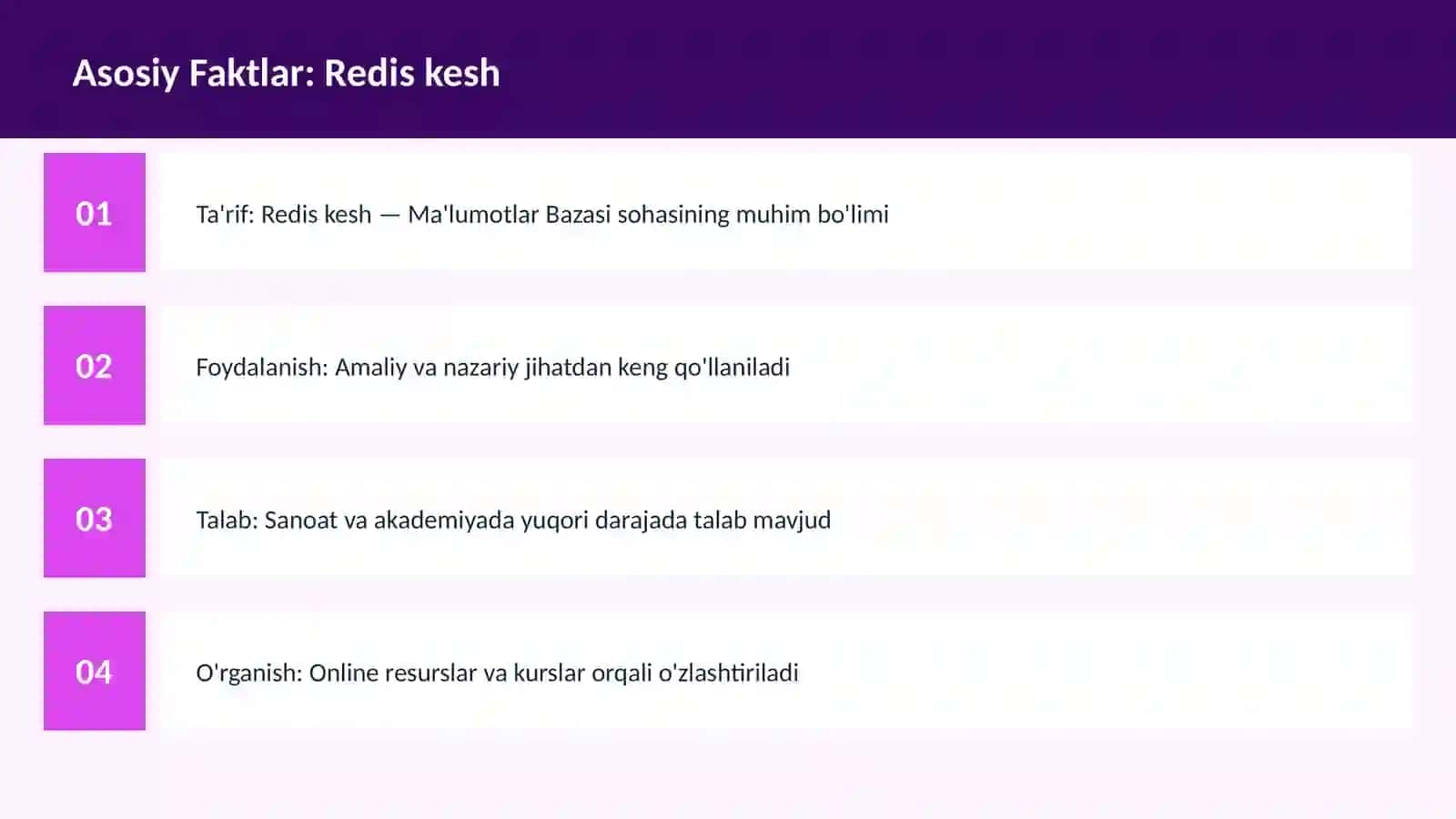 Redis kesh 3