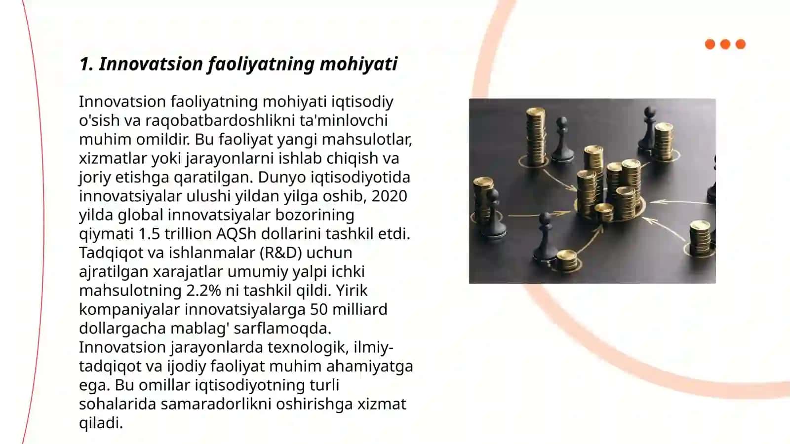 Innavatsion faoliyatni moliyalashtirish yoʻllari 3