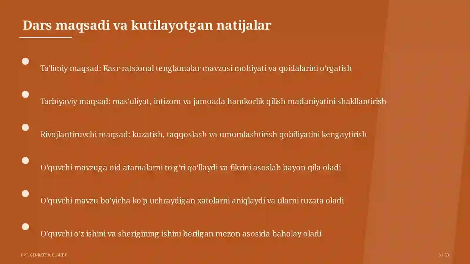 Kasr-ratsional tenglamalar (8-sinf) 3