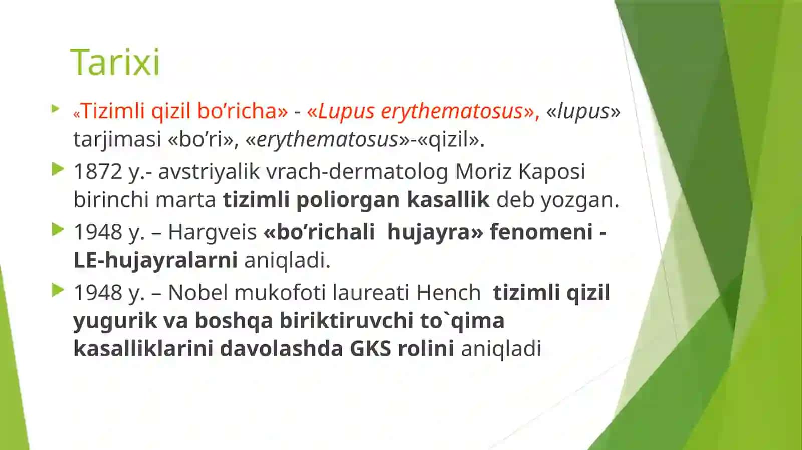 Tizimli qizil yugurik va dermatomiozid 3