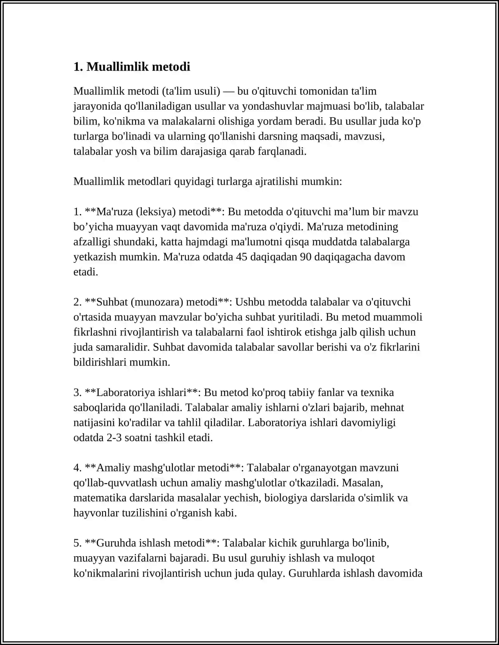 TALABLARNI BOSHQARISHDA ISHLATILADIGAN METODOLOGIYALAR 3