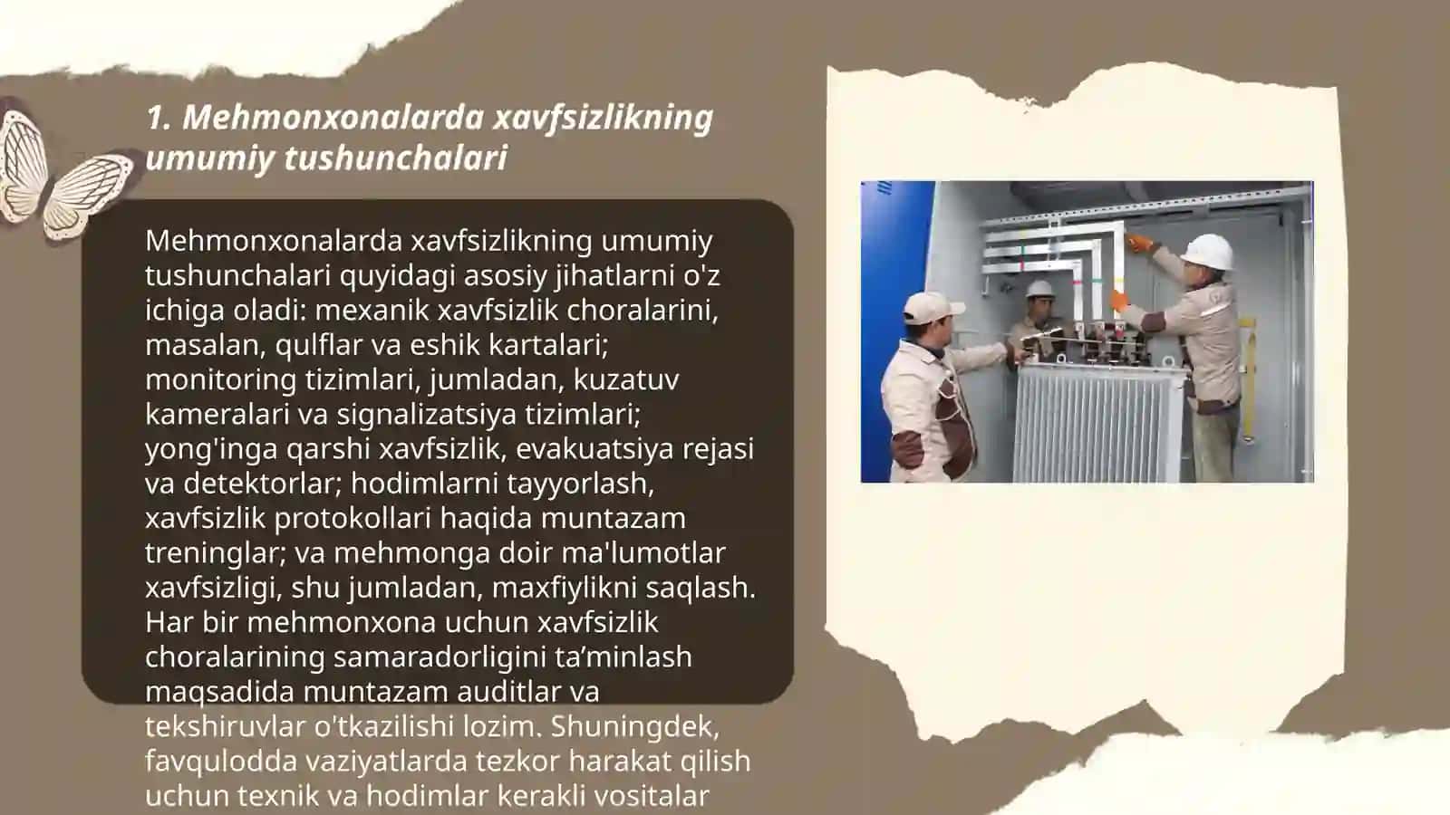 Mehmonxonalarda xavfsizlikni taʼminlashning texnik asoslari 3