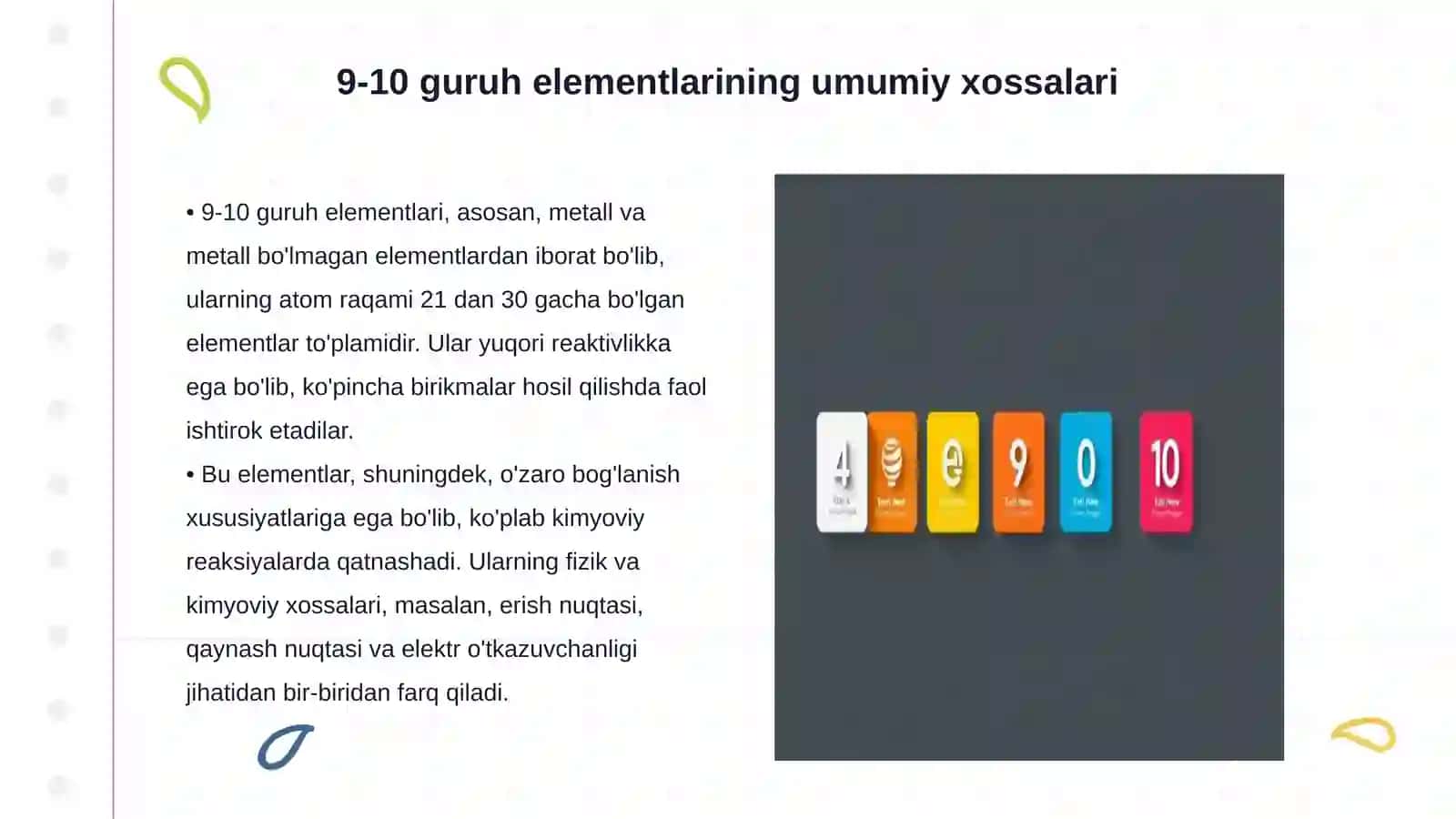 9-10 guruh elementlari, birikmalari va xossalari 3