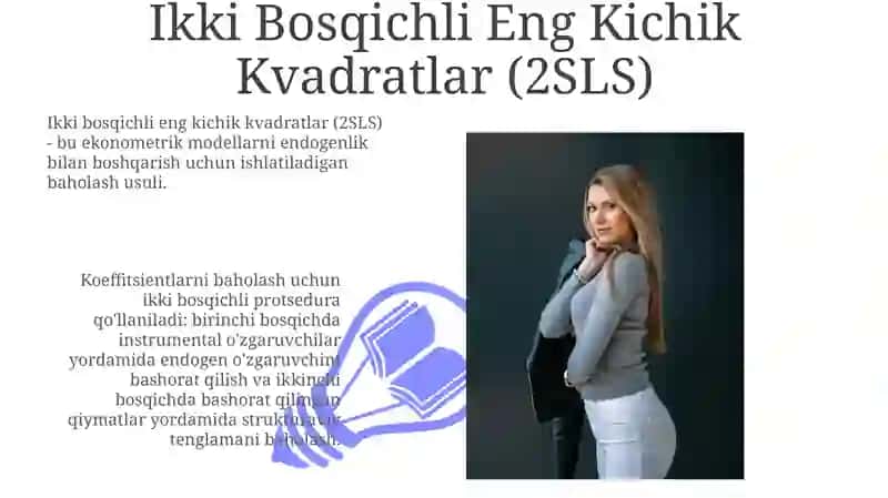Tenglamalar tizimi ko'rinishidagi ekonometrik modellar 3