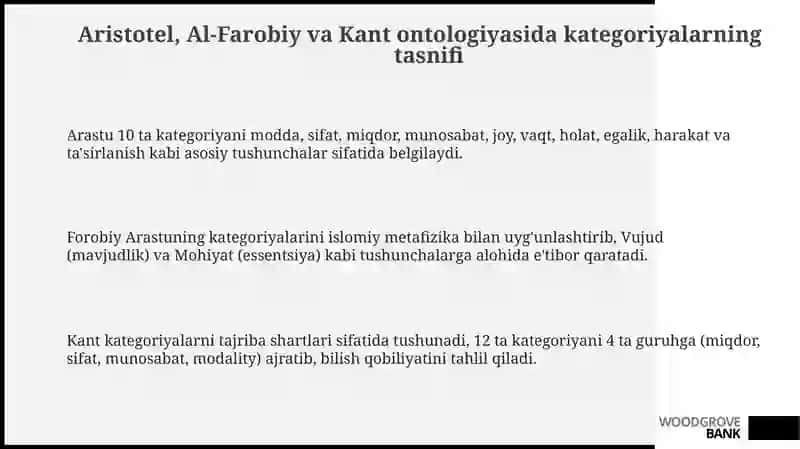 Kategoriyalarning tasnifi 3